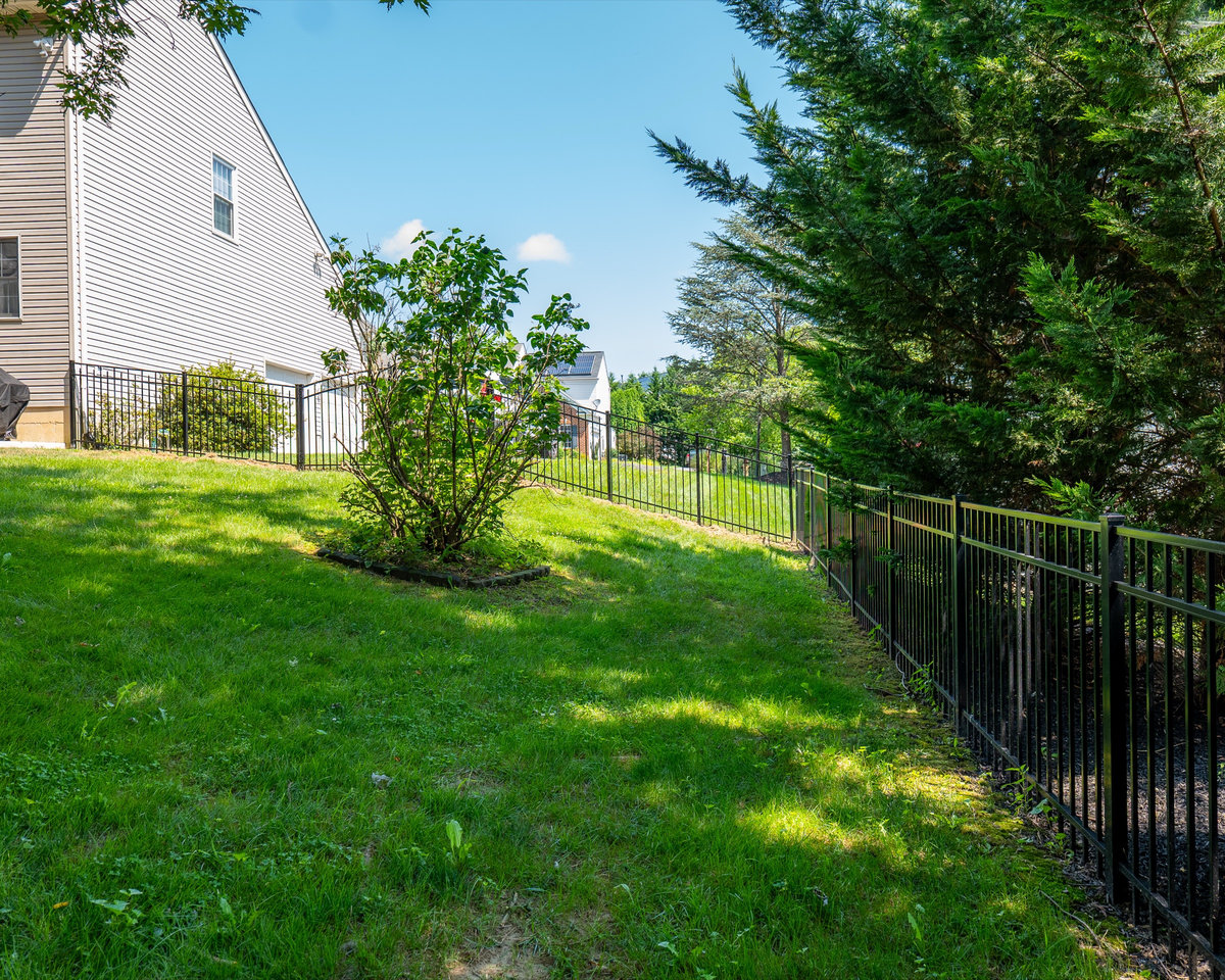 Black ornamental iron fence Delaware