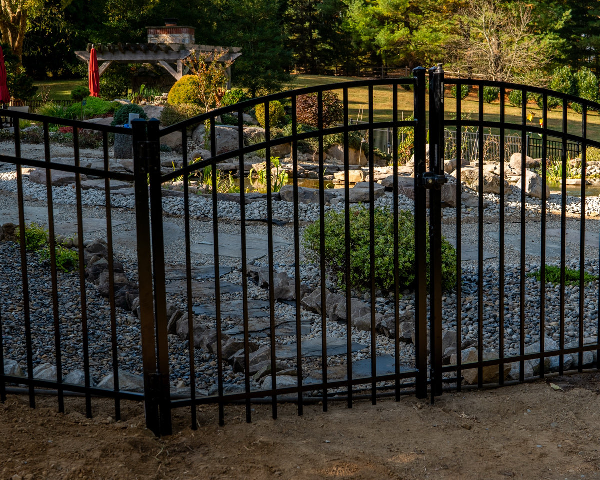 Ornamental iron fence Owls Nest Delaware