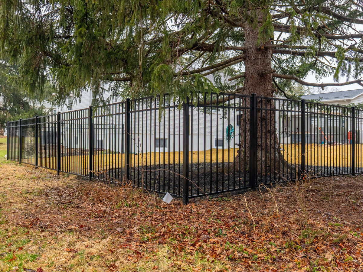 Ornamental iron fence gate Delaware