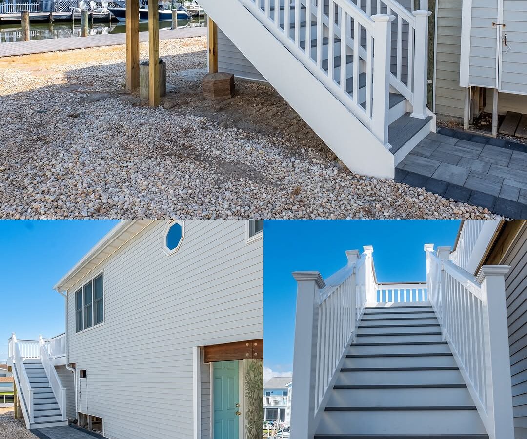 Full view of paver walkway and porch steps in Delaware
