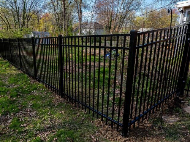 Black Aluminum Fence & Gate Wilmington – 3