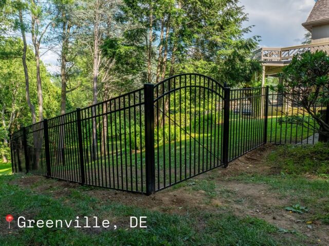 Black Aluminum Fence Greenville