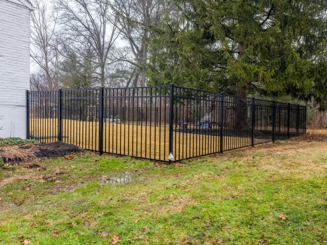 Black Aluminum Fence Newark – 2
