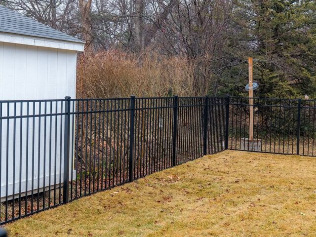 Black Aluminum Fence Newark – 5