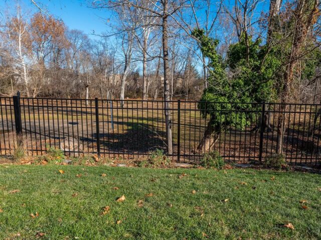 Black Aluminum Fence Pike Creek – 2