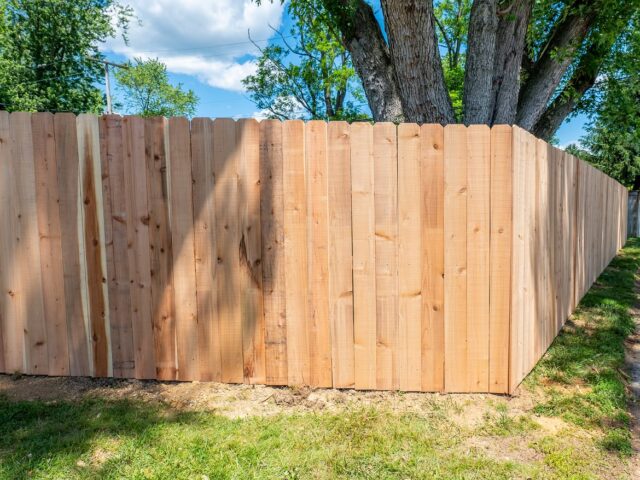 Cedar Privacy Fence Install – 2