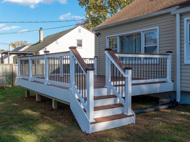 Composite Deck with Stairs