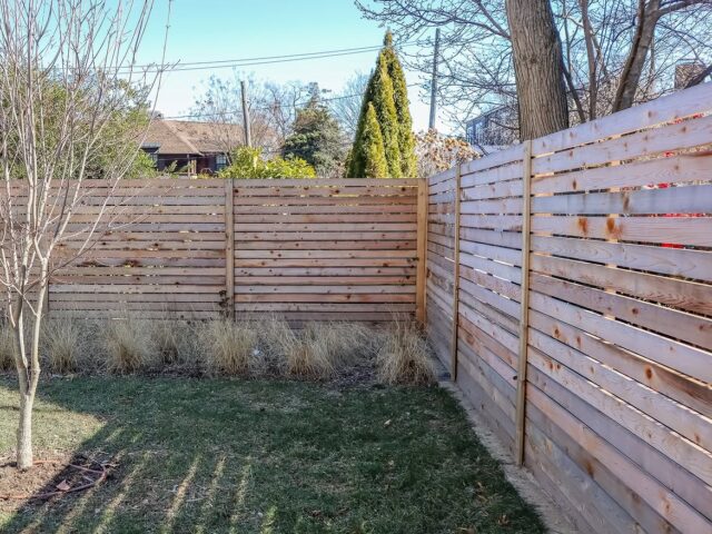 Custom Wood Fence with Archway – 4