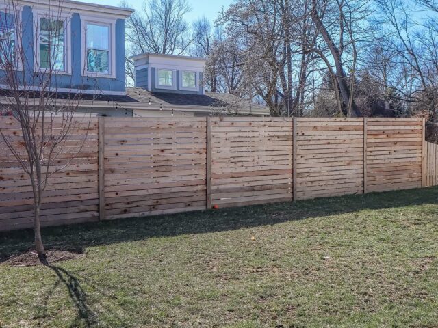 Custom Wood Fence with Archway – 5