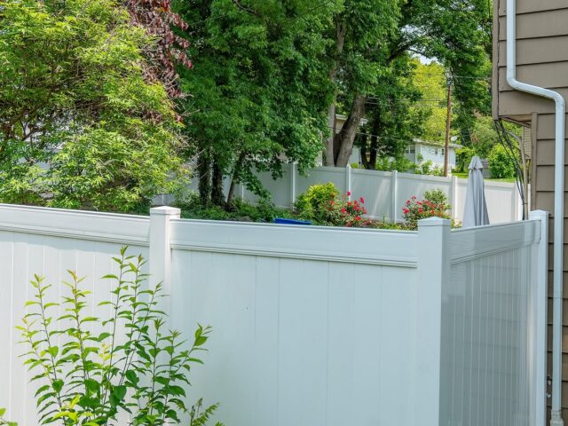 White Vinyl Privacy Panels – 1